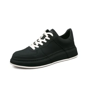 Devanro Moisture Wicking Height Increasing Wear Resistant Slip Resistant Low Top Skateboard Shoes Men's