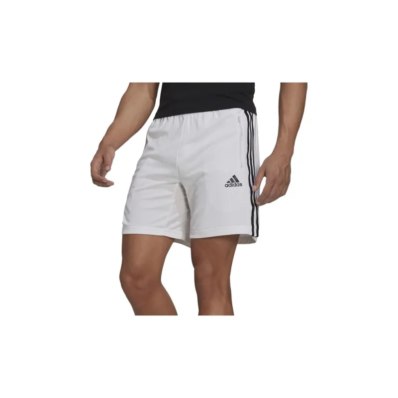 Adidas Primeblue Designed 2 Move Sport 3-Stripes Shorts Sports Shorts Men's White-1