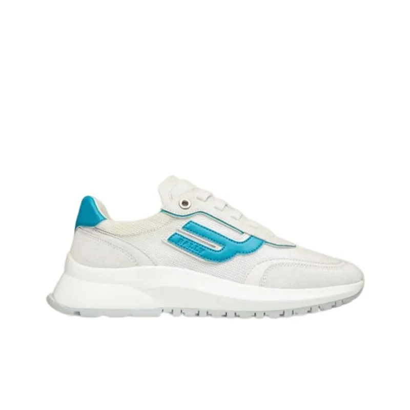 BALLY Demmy Low Top Sports Casual Shoes Women's White Blue-1