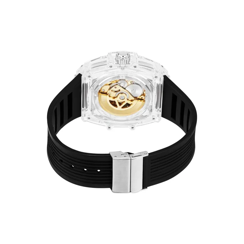 LIBER AEDON Mechanical Movement Cut Out Dial Men's Watches-14