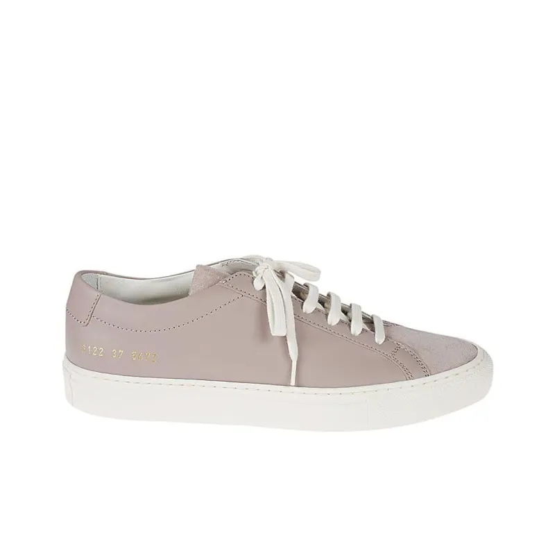 COMMON PROJECTS Slip Resistant Low Top Skateboard Shoes Women's Pink-1