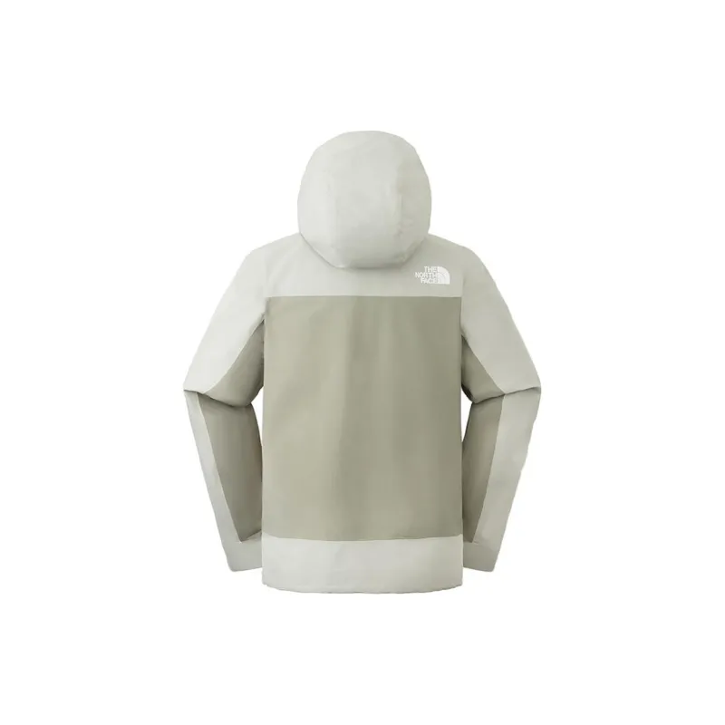 THE NORTH FACE Outdoor Hiking Waterproof And Breathable Warm Windbreaker Jacket Men's Clay Gray-1