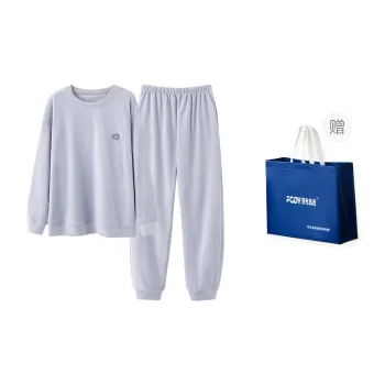 Floating Light Islands Pajama Set Shopping Bag Women's Light Purple