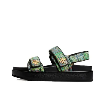TORY BURCH Strap Sandals Women's Green Black