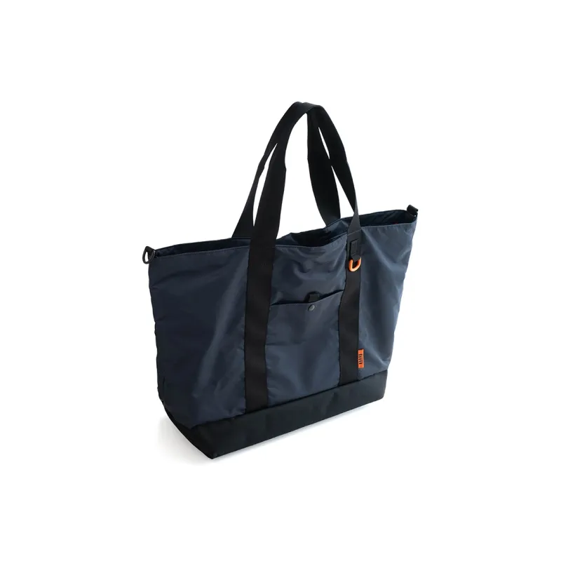 MYBRANDORIGINAL Nylon Handbag Shoulder Bag Large Size Unisex Non-Confined Blue-2