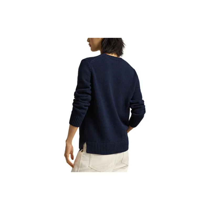 Polo Ralph Lauren FW24 Knitwear Women's Navy Blue-3