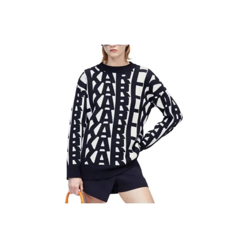KARL LAGERFELD FW22 Knitwear Women's Black-2