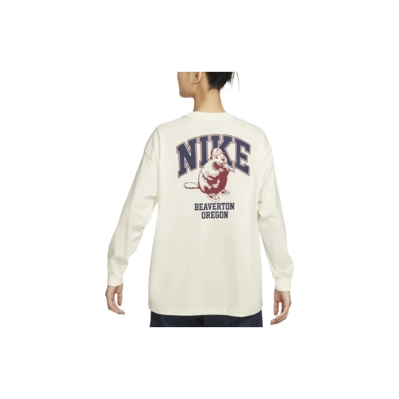 Nike Sportswear T Shirt Women's Sail White-1