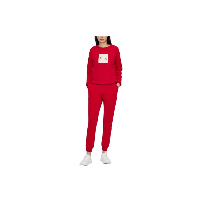 ARMANI EXCHANGEAE Sweatshirt Women's Red-2