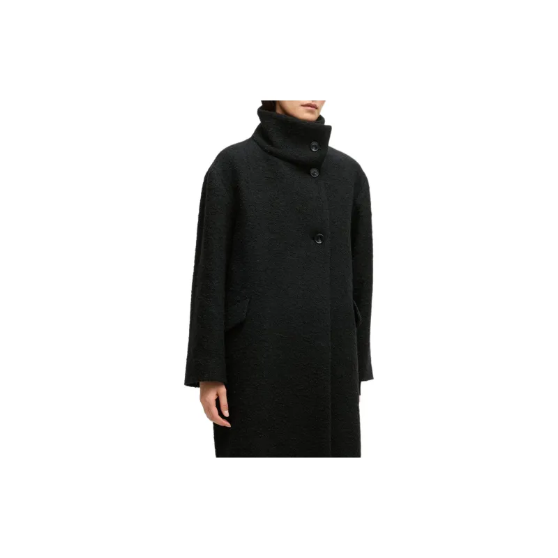 HUGO BOSS FW24 Coats Women's Black-1