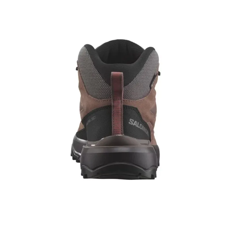 SALOMON X ULTRA 360 Anti Slip Wear Resistant Mid Top Hiking Shoes Women's Gray Brown-2
