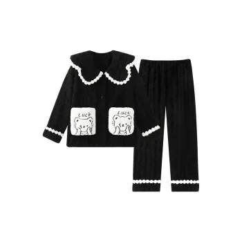 O'MESIK Pajama Set Women's Black