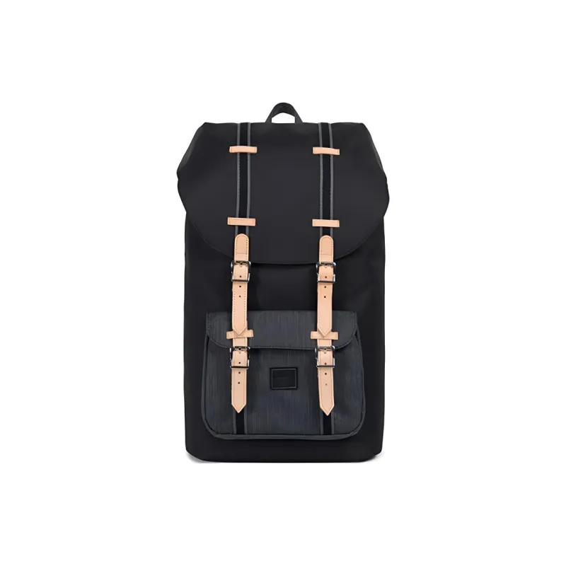 Herschel Polyester Laptop Backpack Regular Unisex Black Denim-0