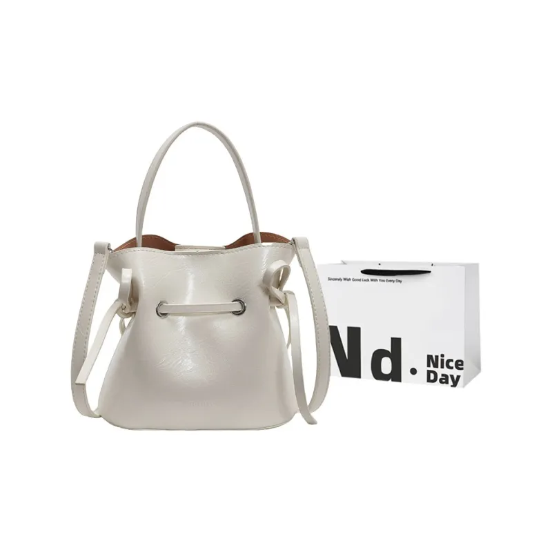 SWIMADE PU One Shoulder Handbags Women's Ancora Red/White/Silver/Black/Brown-5