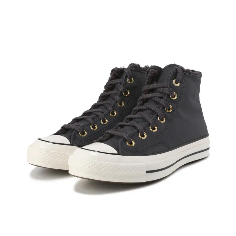Converse 1970s Warm Slip Resistant High Top Skateboard Shoes Unisex Black-2