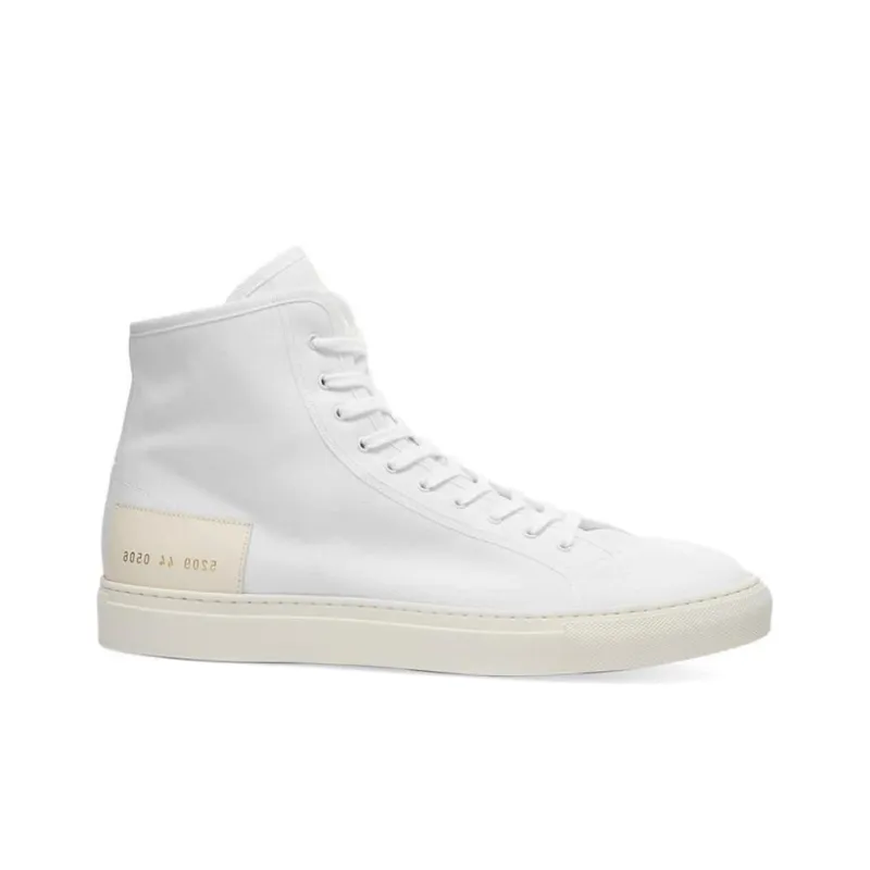 COMMON PROJECTS High Top Skateboard Shoes Men's White-1