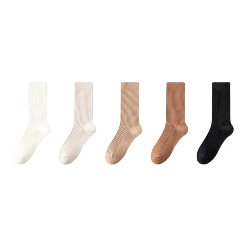 MIIOW Mid Calf Socks Women's Combo Set-7