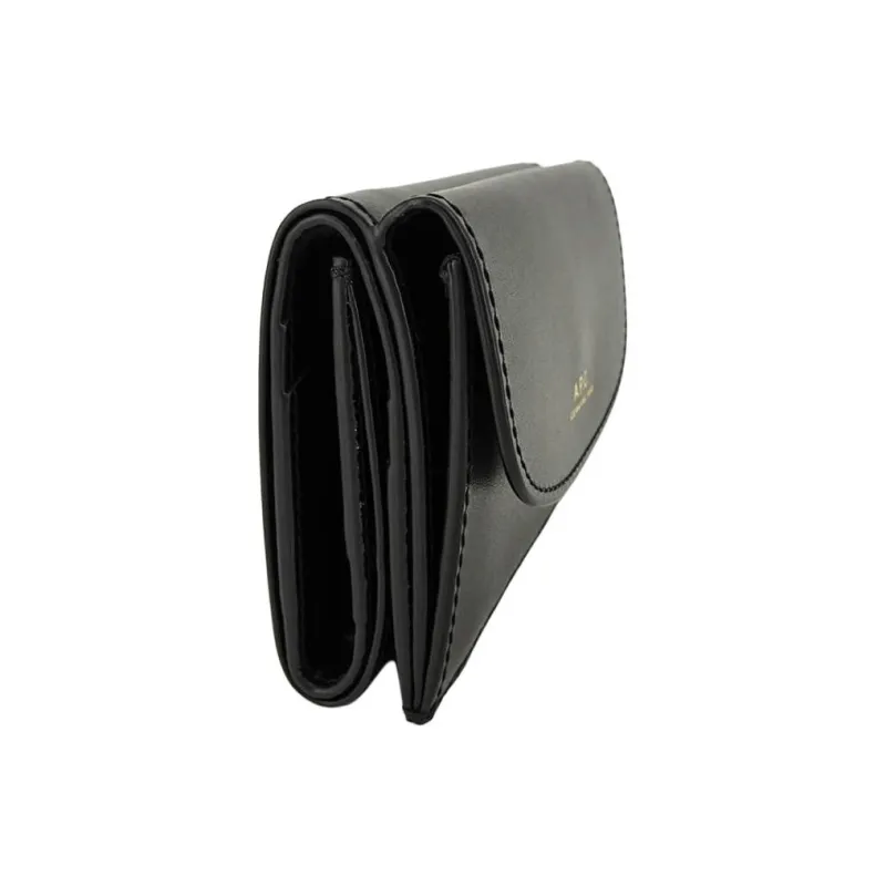 A.P.C Logo Stamp Foldover Wallet-3