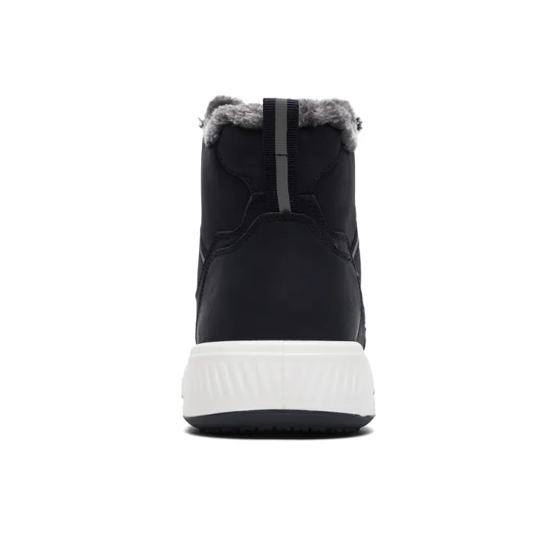 Warrior Warm And Wear Resistant High Top Skateboard Shoes Men's Navy Blue-4