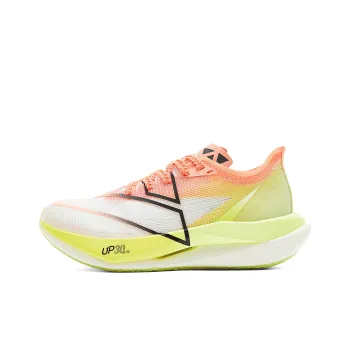 PEAK Cushioning Slip Resistant Support Rebound Low Top Running Shoes Women's Desert Pink Light Sour Green