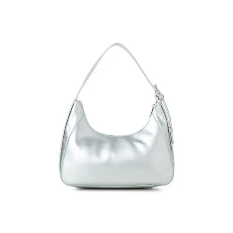 SQUARE Line Canvas Shoulder Bag Medium Size Women's Multicolor-7