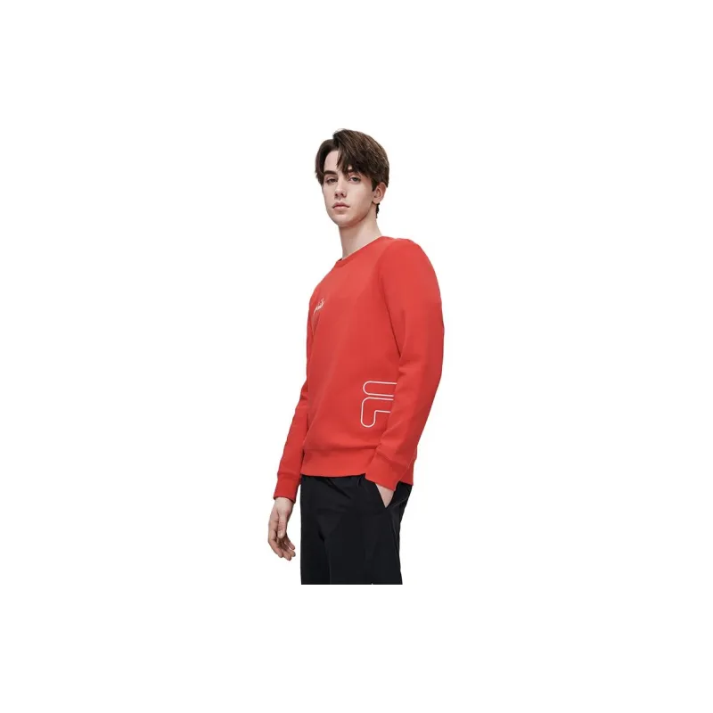 FILA Sweatshirts Men Dark Rhythm Red-3