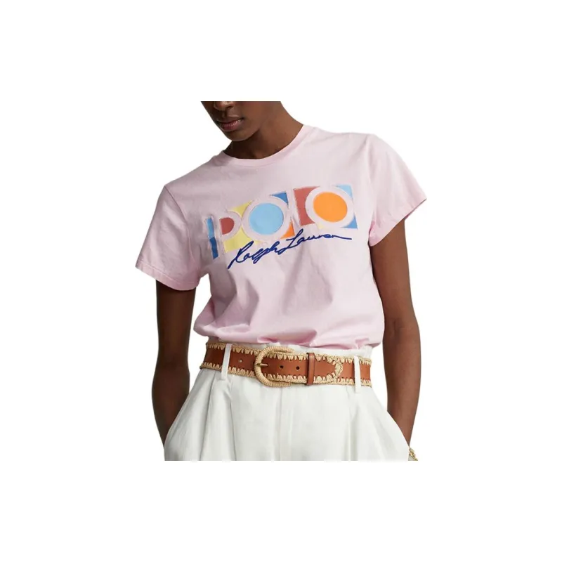 Polo Ralph Lauren SS22 T Shirt Women's Pink-2