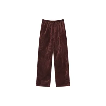 Mulong Family Pajama Pants Women's Small Bean Color