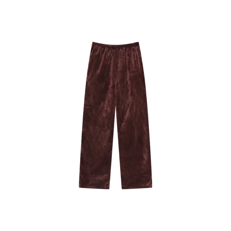 Mulong Family Pajama Pants Women's Small Bean Color-0