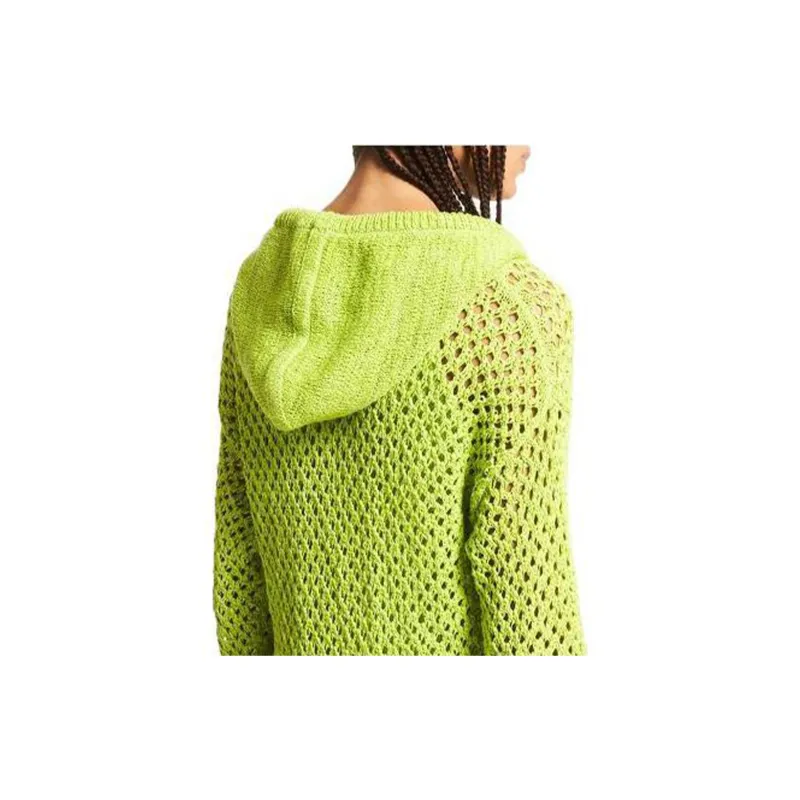 MICHAEL KORS Long Sleeved Dress Women's Neon Green-3