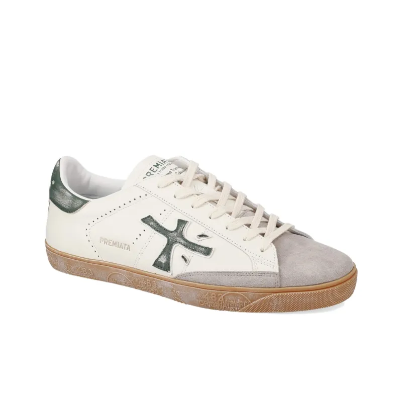 PREMIATA Steven Low Top Skateboard Shoes Men's Greige-1