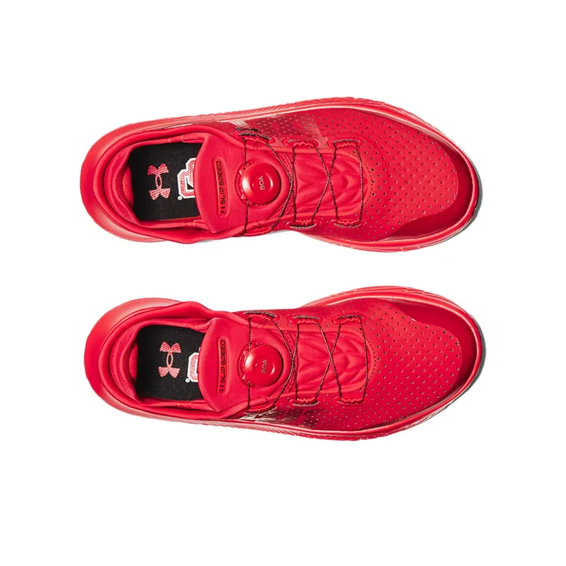 Under Armour SlipSpeed Anti Slip Wear Resistant Low Top Training Shoes Unisex Red-2