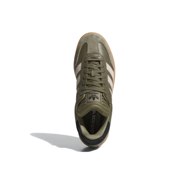 Adidas Samba Xlg Olive Strata Wonder Beige Gold Metallic-4