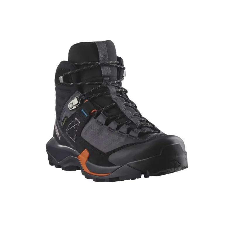 SALOMON Gore Te Anti Slip Wear Resistant High Top Hiking Shoes Women's Black-1