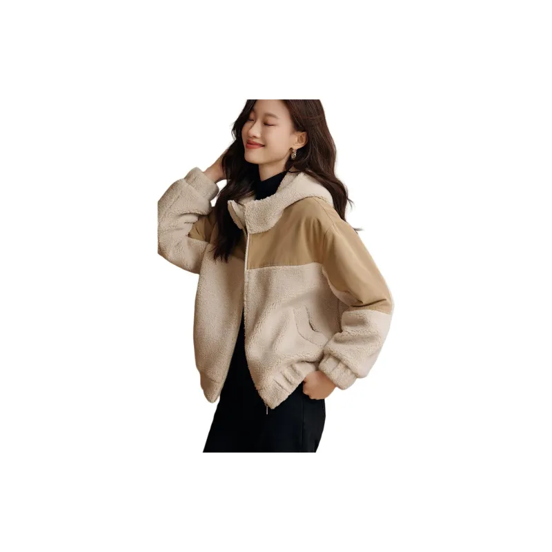 Mo Han Yi Mei Puffer Jacket Women's Apricot & Khaki-1