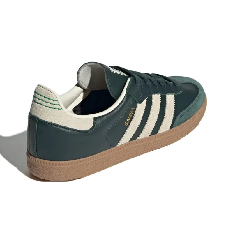 Adidas Samba Og Shadow Green Cream White Gold Metallic-3