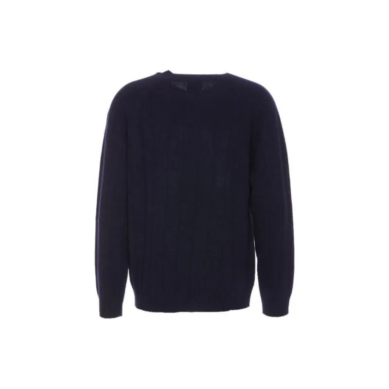 WOOLRICH Crew Neck Rib-Knitted Jumper-1