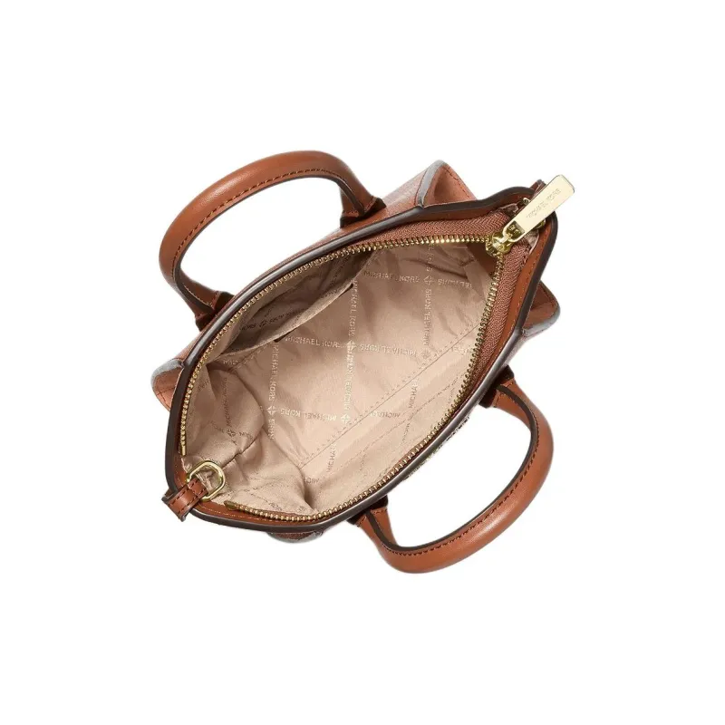 MICHAEL KORS Avril Extra Small Leather And Suede Satchel-1