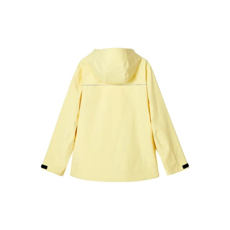 Skechers Mountain And Wild Outdoor Series Breathable Windbreaker Jacket Women's Lemon Egg White Yellow-1