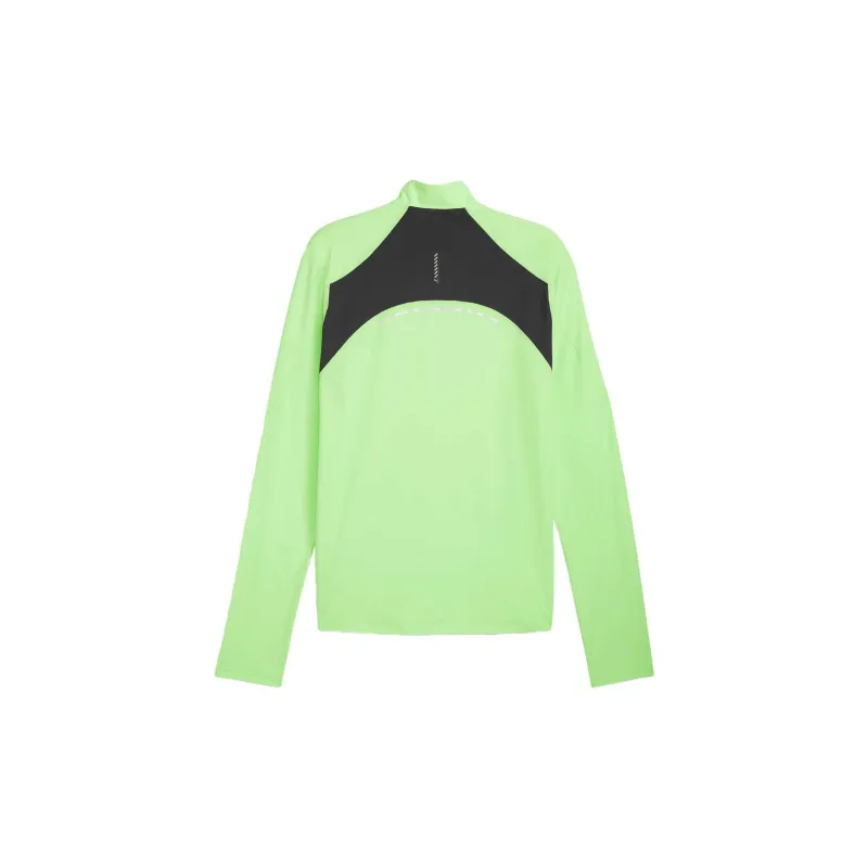 PUMA RUN CLOUDSPUN T Shirt Men's Apple Green-1