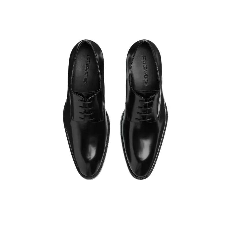 Bottega Veneta Dalton Dress Shoes Men's Black-3
