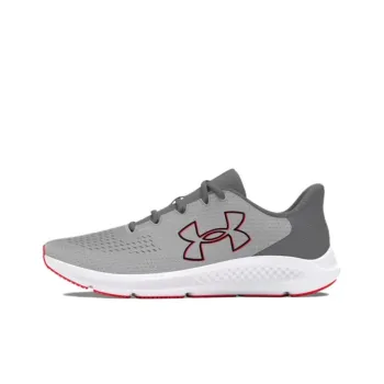 Under Armour Charged Pursuit 3 Slip Resistant Low Top Running Shoes Men's Gray