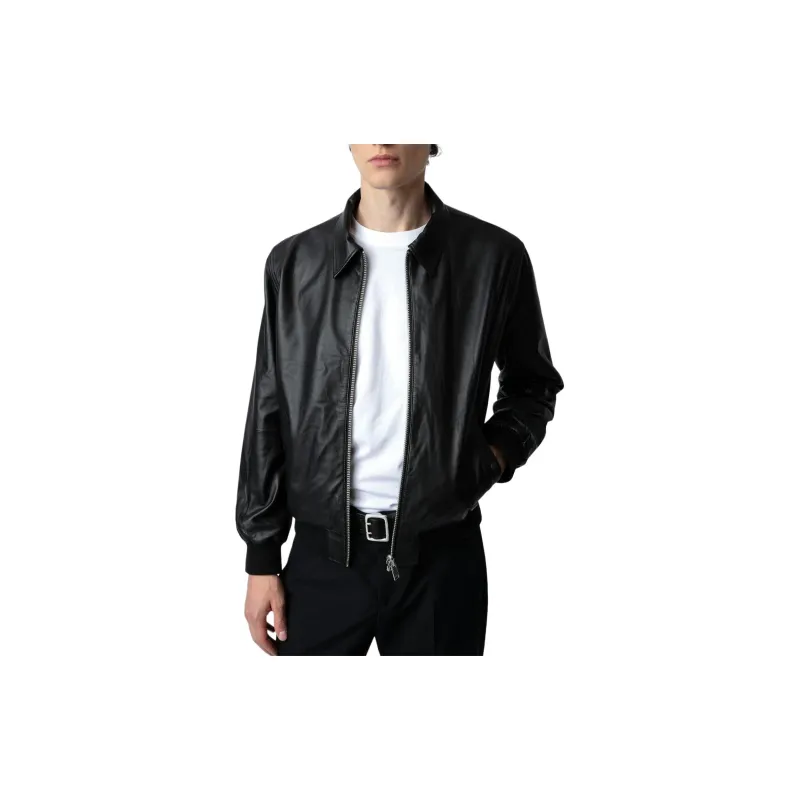 Zadig & Voltaire Mate Reversible Leather Jacket-3