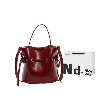 SWIMADE PU One Shoulder Handbags Women's Ancora Red/White/Silver/Black/Brown