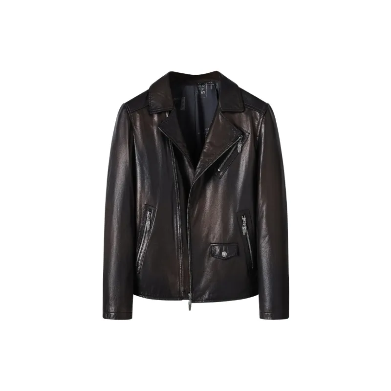 KAISER Leather Jacket Men's Gilded Color-0