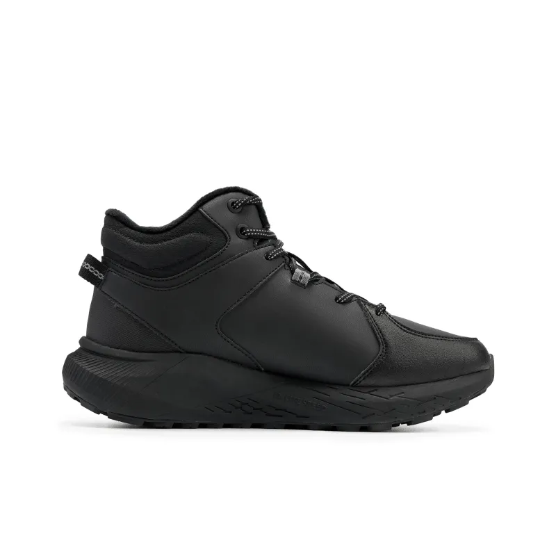 QIAODAN Casual Shoes Men High Top Black/Coal Gray-1