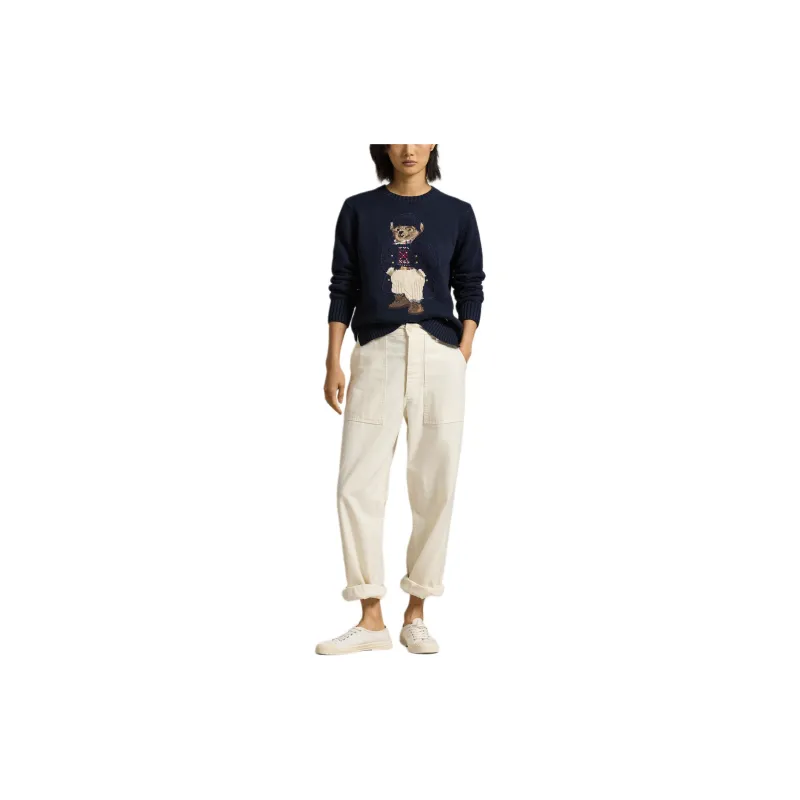 Polo Ralph Lauren FW24 Knitwear Women's Navy Blue-1