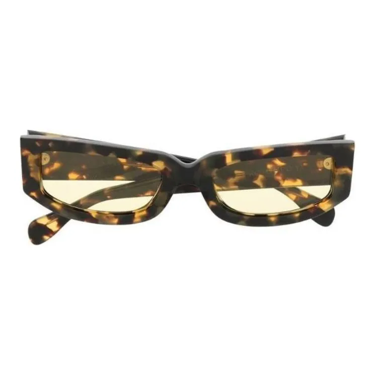 Sunnei Acrylic Irregular Shape Sunglasses Unisex Tortoiseshell-1