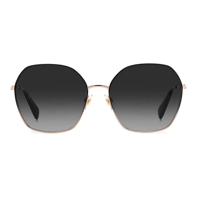 Kate Spade Metal Irregular Shape Sunglasses Women's Gold-1