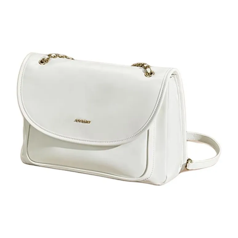 JOSINY PU Shoulder Bag, Portable Crossbody Bag Medium Size Women's Black/Ecru/Apricot/Brown-4